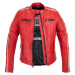 W-TEC Umana Dámská kožená bunda červená
