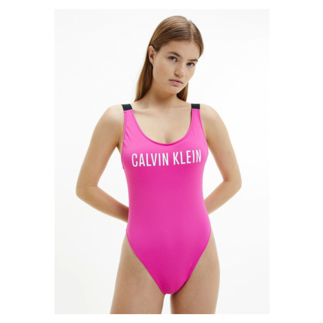 Dámské plavky Calvin Klein KW0KW01235 Růžová