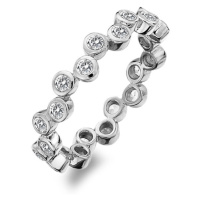 Hot Diamonds Luxusní stříbrný prsten s topazy a diamantem Willow DR208 59 mm