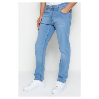 Trendyol Men's Blue Skinny Fit Flexible Fabric Jeans Denim Trousers
