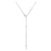 Gaura Pearls Stříbrný náhrdelník s říční perlou Doria Black - stříbro 925/1000 SK21486N/B 40 cm 