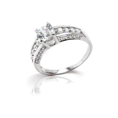 Modesi Luxusní stříbrný prsten Q16851-1L