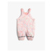 Koton Baby Girl Pink Patterned Coat