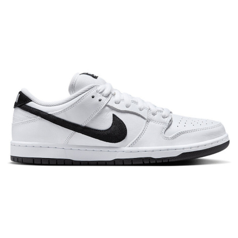 Nike SB Dunk Low White Black Bílá