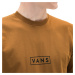 Pánské tričko Vans CASSIC EASY BOX BONE BROWN/BACK