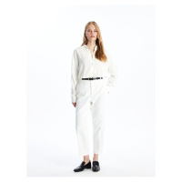 LC Waikiki Lcw Waist Belted Comfortable Fit Women's Trousers