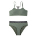 O'Neill SPORTCLUB Dívčí dvoudílné plavky, světle zelená, velikost