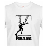 Pánské tričko pro fanoušky paraglidingu