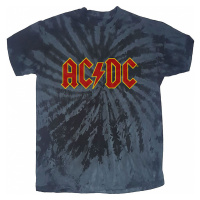 AC/DC tričko, Logo Dip-Dye Black, pánské