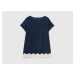 Benetton, Short Sleeve T-shirts With Lace