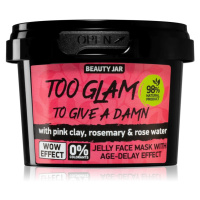 Beauty Jar Too Glam To Give A Damn gelová maska proti prvním známkám stárnutí pleti 120 g