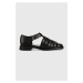 Kožené sandály Vagabond Shoemakers BRITTIE dámské, černá barva, 5551.201.20