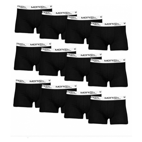 Pánské boxerky balení 12 kusů Merish Barva: Černo-bílá
