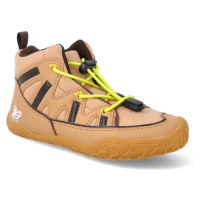 Barefoot kotníková obuv Ballop - Intense brown hnědá vegan