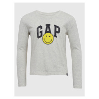 Světle šedé holčičí tričko GAP & Smiley®