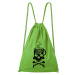 DOBRÝ TRIKO Bavlněný batoh s potiskem Decaf Barva: Apple green