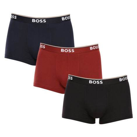 3PACK pánské boxerky Hugo Boss vícebarevné