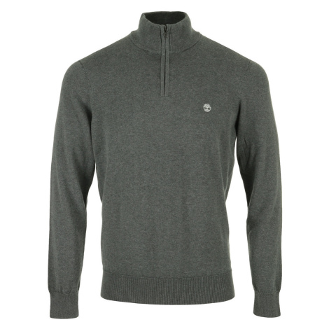 Timberland LS Williams River Cotton 1/4 Zip Šedá