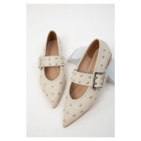 Soho Beige Women's Ballerinas