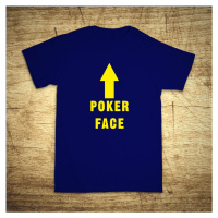 Tričko s motivem Poker face