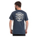 Meatfly pánské tričko Ride Till Death Navy Heather | Modrá