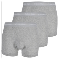 3PACK pánské boxerky Calvin Klein šedé