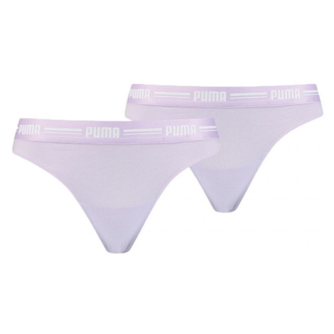 Dámská tanga String 2Pack 907854 07 světle fialová - Puma