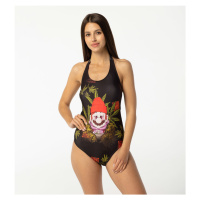 Aloha From Deer Woman's World 4-20 Open Back Swimsuit SSOB AFD906