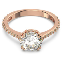 Swarovski Nádherný bronzový prsten s krystaly Constella 5642644