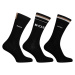 3PACK ponožky BOSS vysoké černé (50491198 001)