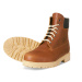 Vasky Farm Medium Brown - Pánské kožené kotníkové boty hnědé, se zateplením - zimní obuv Flexiko