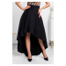 Černá asymetrická sukně