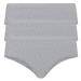 esmara® Dámské kalhotky s BIO bavlnou, 3 kusy (šedá)