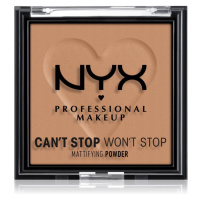 NYX Professional Makeup Can't Stop Won't Stop Mattifying Powder matující pudr odstín 07 Caramel 