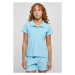 Ladies Towel Polo Tee - balticblue