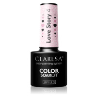 Claresa SoakOff UV/LED Color Love Story gelový lak na nehty odstín 4 5 g