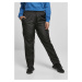 Dámské kalhoty // Urban classics Ladies Shiny Crinkle Nylon Zip Pants black