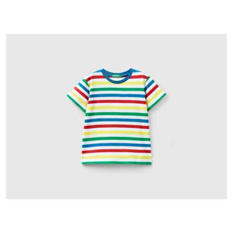 Benetton, Striped 100% Cotton T-shirt United Colors of Benetton