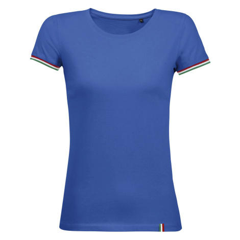 SOĽS Rainbow Women Dámské tričko SL03109 Royal blue / Kelly green SOL'S