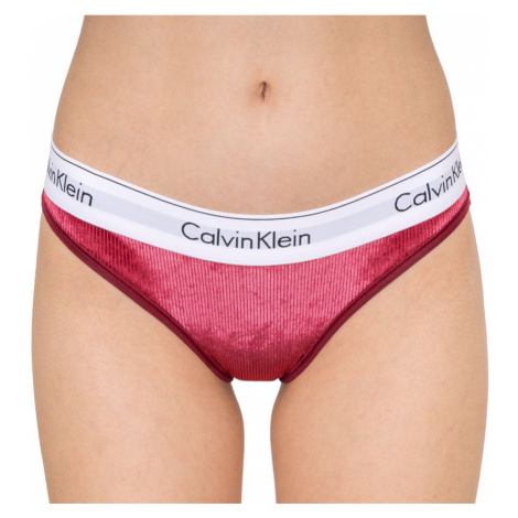 Dámské kalhotky Calvin Klein vínové (QF5513E-2XV)