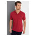 T8561 DEWBERRY MEN'S TSHIRT-BURGUNDY