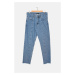 Trendyol Blue Men's Essential Crop Fit Jeans
