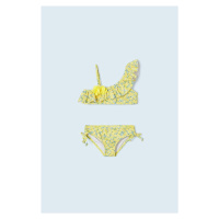 Dvoudílné dětské plavky Mayoral žlutá barva