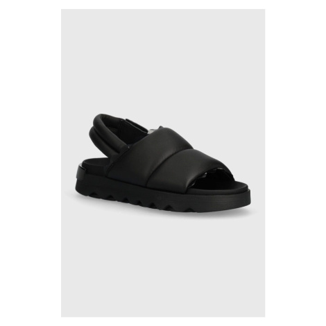 Kožené sandály Sorel VIIBE SLINGBACK dámské, černá barva, 2069941010