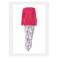 Elegantní dámské pyžamo s květinovým vzorem 11918 - Vamp