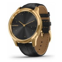 Garmin vívomove3 Luxe, 24K Gold/BlackLeather Band 010-02241-22