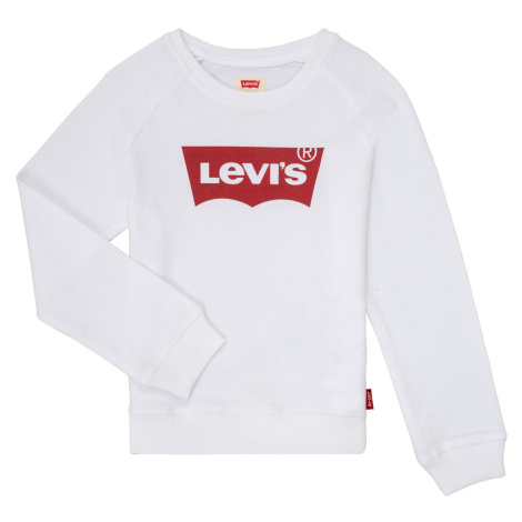 Levis KEY ITEM LOGO CREW Bílá Levi´s