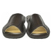Just Mazzoni Luxusné pánske čierne kožené papuče GERRY Černá