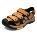 Pánské outdroorové sandály páskové kožené boty na léto