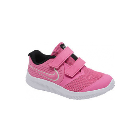 Růžové dětské tenisky na suchý zip Nike Star Runner 2 | Modio.cz